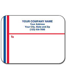 Custom Office Supplies: Matte Mail Labels 1 Up Flat